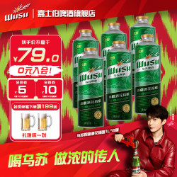 乌苏啤酒 新品上市 新疆酒花精酿啤酒 1L*6罐