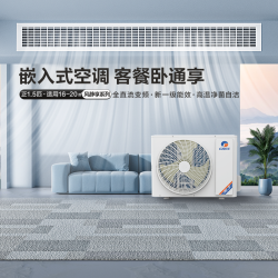 格力 中央空调家用客餐卧一级能效正1.5匹恒温除风静享风管机