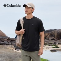 Columbia 26春夏T恤男户外情侣款舒适透气圆领速干t恤短袖女AE1419/AJ1419 AJ1419/010 M