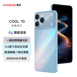 酷派 COOL 70 京补合约全新手机 64G 蓝色钛