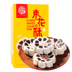 稻香村 枣花酥140g休闲零食小吃传统糕点心枣泥糕独立包装下午茶