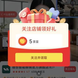 京东  理想智能眼镜  关注5京豆