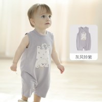BALIPIG 婴儿夏季无袖连体衣
