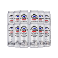 千岛湖啤酒 千岛湖真味清爽啤酒500ml*12罐装经典啤酒 整箱