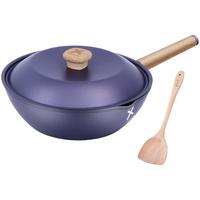 COOKER KING 炊大皇 X系列 B50281 炒锅(32cm、不粘、铝合金、紫色)