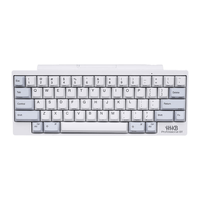 HHKB PD-KB800BNS 60键 蓝牙双模静电容键盘 黑色无刻 无光
