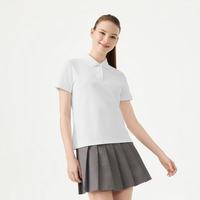 坦博尔 女士宽松翻领凉感显瘦休闲POLO衫TB5232212A