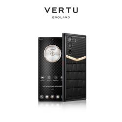 VERTU 奢品加密手机 高端礼物补贴17pro 玄铁黑黄金V标 18GB+1TB（旗舰升级版）