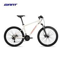 捷安特 新款ATX 620铝合金21速机械碟刹成人变速山地自行车 全消光浅亚麻色