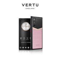 VERTU 官方奢品手机METAVERTU高奢定制系列 5G旗舰送礼物臻品威图 樱花粉色玫瑰金镶钻V标 18GB+1T