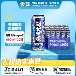 雪花 勇闯天涯superX啤酒 500ml*20罐