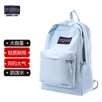 JANSPORT 双肩包 风铃蓝-电脑隔层+水杯侧袋