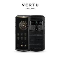 VERTU AGENT Q奢品AI智能体手机旗舰高端商务直面屏安全加密三系统礼品 镶金1玄铁黑高定款 16GB+1TB