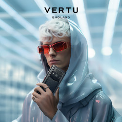 VERTU 奢品手机智能5G高端商务全面屏直屏 白陶白色-黄金V形镶钻边框款喜马拉雅鳄鱼皮 12+512GB