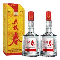 五粮浓香 五粮春 第一代 45%vol 浓香型白酒 500ml*2瓶 双支装