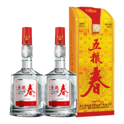 五粮春 第一代 45%vol 浓香型白酒 500ml*2瓶 双支装
