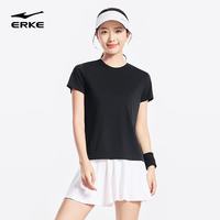 鸿星尔克 运动短袖T恤女 圆领吸湿排汗速干 52226102035