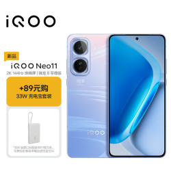 iQOO vivo iQOO Neo11 12GB+256GB面对疾风  2K 144Hz珠峰屏 学生游戏手机 充电宝套装