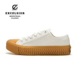 EXCELSIOR XCELSIOR 饼干鞋官方 经典原创小白鞋男女厚底休闲帆布鞋 BOLT LO