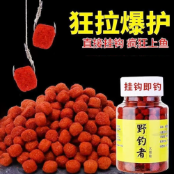 诗坤 渔猎手 野钓者 鱼饵 YDZ-96 1瓶装大颗粒