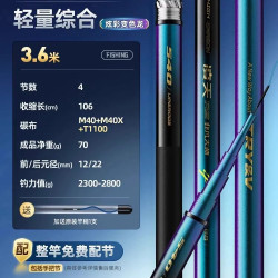 创威 非凡大师轻量鲢鳙钓鱼竿手杆超轻超硬调碳素鱼杆台钓竿钓鱼竿