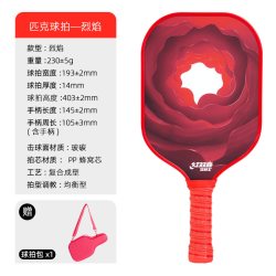 红双喜 烈焰 DPBV001-1 匹克球拍 230g