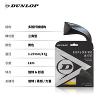 邓禄普 网球线专业球拍耐打弹性聚酯软线硬线高弹优等线网球拍线