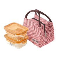 88VIP：EKCO 康宁金系列 玻璃保鲜盒 770mL/1220mL 带饭包