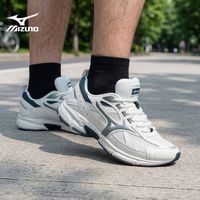 百亿补贴:美津浓 26夏季新款减震透气跑鞋运动鞋男鞋SPEED简约时尚小白鞋