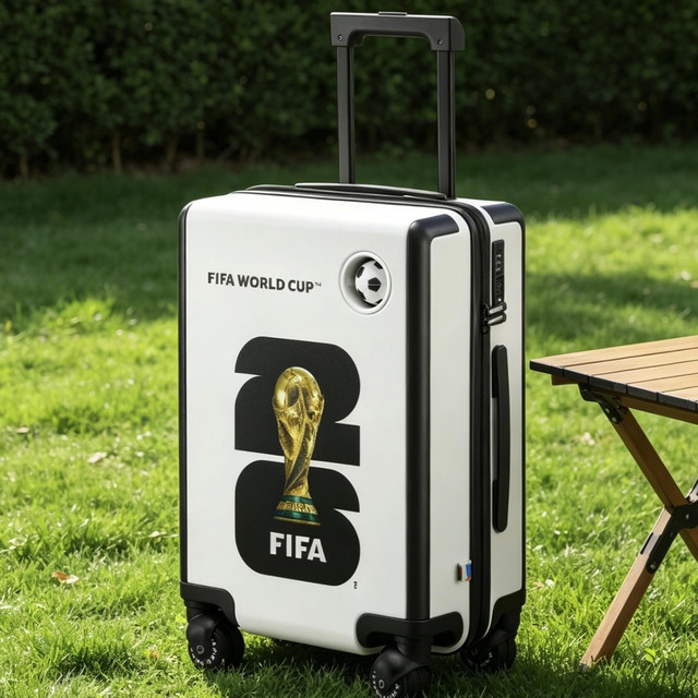 看球季：银座 FIFA2026世界杯 行李箱可登机旅行箱 大力神杯 20英寸