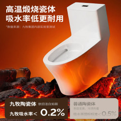 九牧 11396 一体式虹吸坐便器 305mm