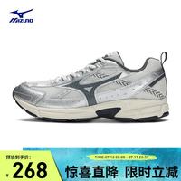 美津浓 缓震透气 男士复古跑步运动鞋 19/浅灰/银/深灰 40