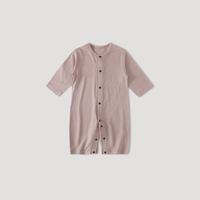 巴厘小猪 新生婴儿衣服夏季薄款长袖空调服睡衣夏天哈衣莫代尔棉宝宝连体衣