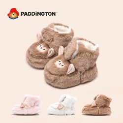Paddington 1岁可爱秋冬季婴儿鞋保暖加厚3-9月男女宝宝棉鞋加绒软底