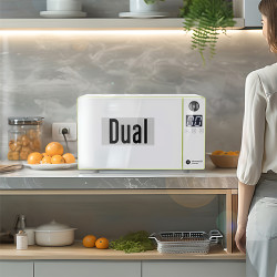 Dual 帝而家用微波炉智能变频微波炉烤箱一体机支持鸿蒙智联