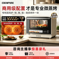 EdenPURE X1微蒸烤炸炖一体机家用全自动蒸汽烘烤多功能微波炉
