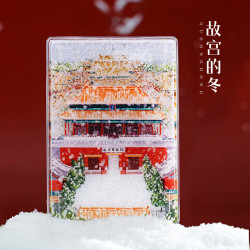 赋闲 故宫的冬-AR流沙冰箱贴