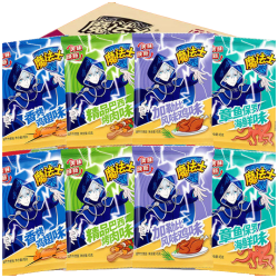 魔法士 干脆面速食香烤鸡翅味章鱼烧烤味加勒比风味鸡零食