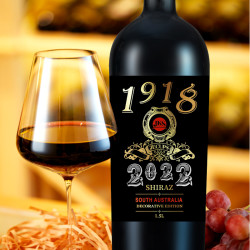 JECUPS 1918珍藏西拉干红葡萄酒商务宴请送礼红酒1500ml