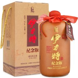 伊力特 60周年纪念版 陶坛 50%vol 绵柔型白酒 1.5L 礼盒装