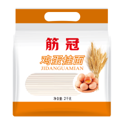 金沙河 挂面 面条 清汤面 面条 拌面 鸡蛋挂面2000g*1袋