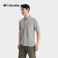 Columbia 户外26春夏新品男子吸湿速干短袖polo衫
