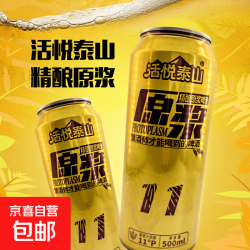 活悦泰山原浆精酿啤酒11P琥珀扎啤朋友聚会节日礼物 500mL 4罐
