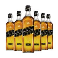 尊尼获加 12年黑方黑牌700ml 苏格兰调和型威士忌6瓶