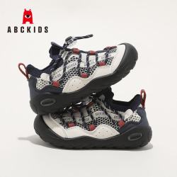 ABCKIDS 夏季新款透气男女童网面运动鞋学生鞋 深蓝