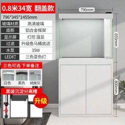 森森 鱼缸水族箱落地免换水客厅玻璃大中型生态家用下过滤底滤鱼缸