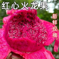 移动端:福月安 现摘红心火龙果甜蜜红肉当季新鲜水果金都一号果子5斤整箱包邮