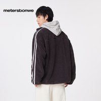 美特斯邦威 淘金币到手42，美特斯邦威 立领拼接短款棉服