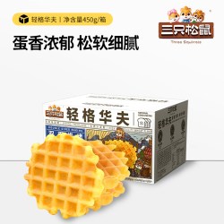 三只松鼠 奶香华夫饼 1kg