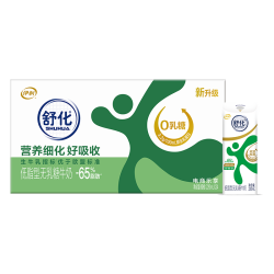 舒化 减少50%脂肪 低脂型 无乳糖牛奶